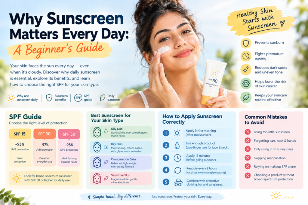 why use sunscreen daily